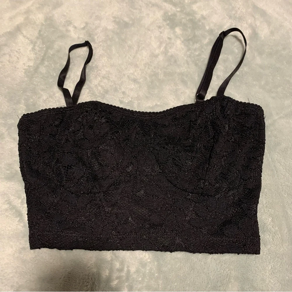 Size small lace bustier crops - Picture 2 of 8